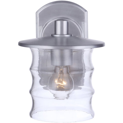 Canon Outdoor Wall Mount in Satin Aluminum, Small