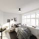 Akron LED 12 inch Oil Rubbed Bronze and Matte White Semi-Flush Mount Ceiling Light