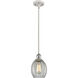 Ballston Eaton 1 Light 6 inch White and Polished Chrome Pendant Ceiling Light, Ballston