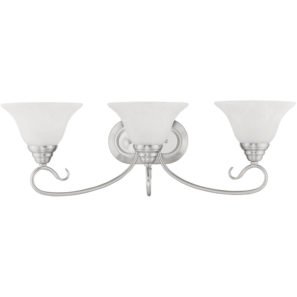 Coronado 3 Light 27 inch Brushed Nickel Bath Vanity Wall Light