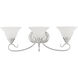 Coronado 3 Light 27 inch Brushed Nickel Bath Vanity Wall Light