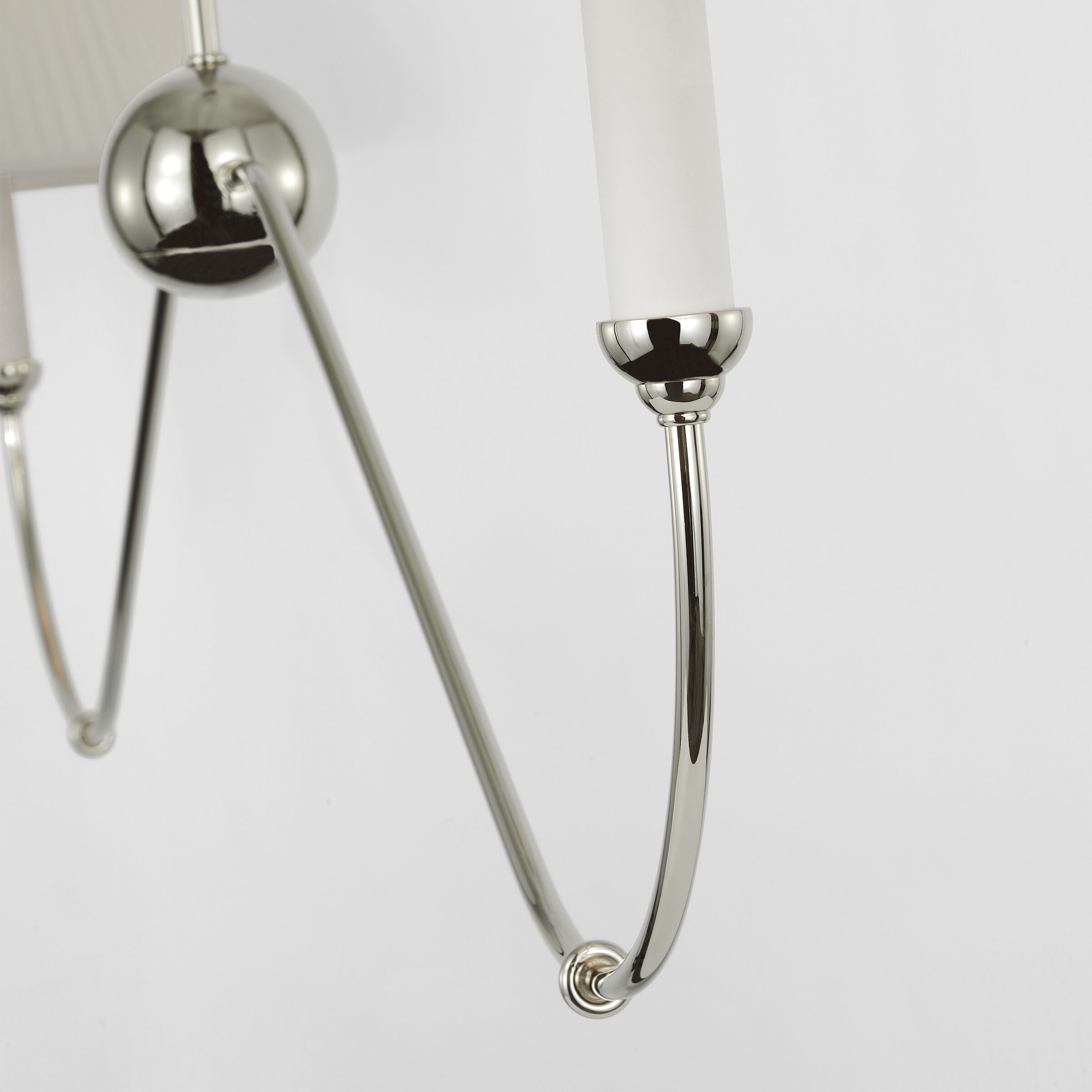 Amber Lewis Ingela LED 65 inch Polished Nickel Linear Chandelier Ceiling Light