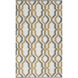 Juniper 132 X 96 inch Cream, Charcoal, Mustard Rug