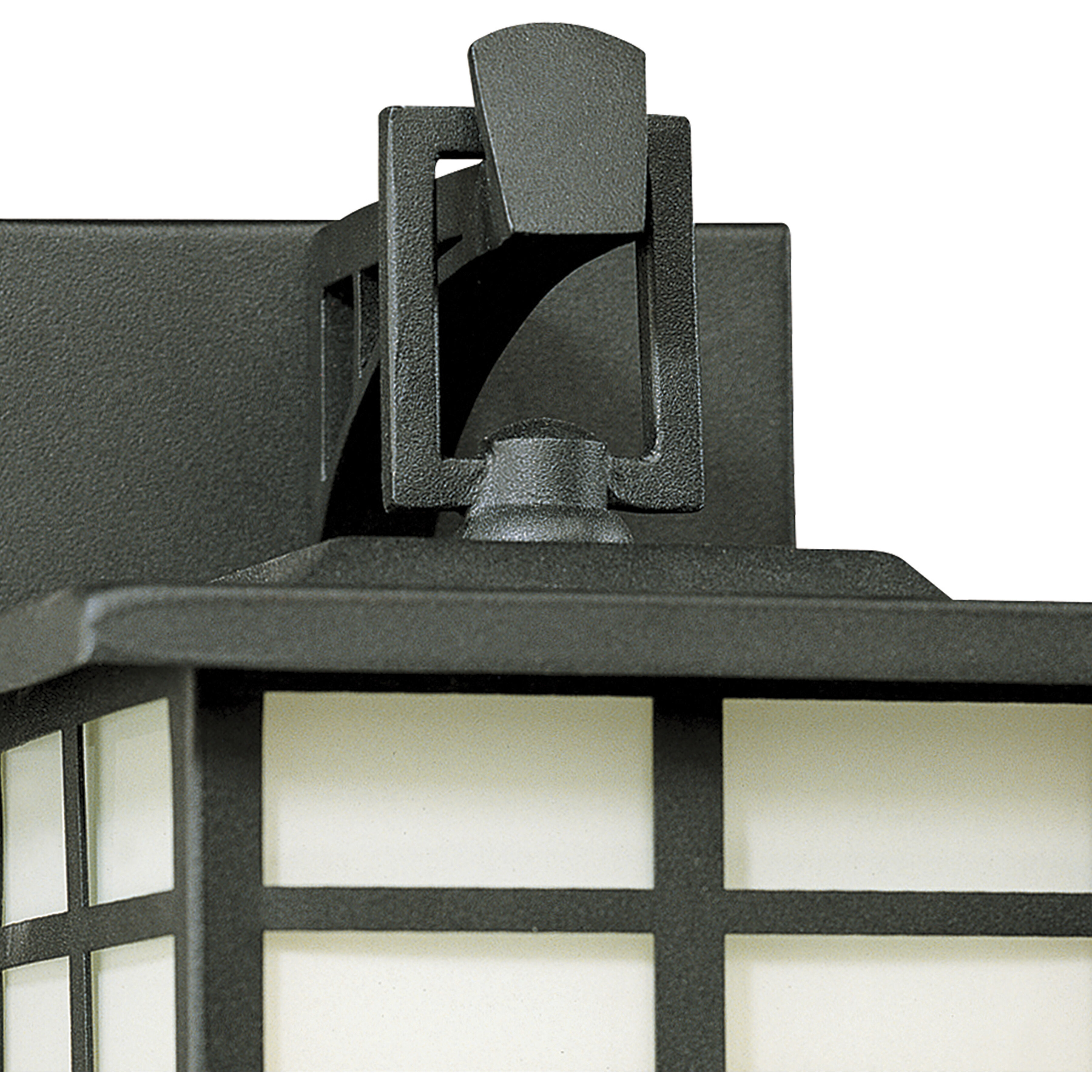 Mission 1 Light 10.5 inch Black Outdoor Sconce