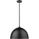 Yep Zoey Pendant Ceiling Light in Matte Black, Large