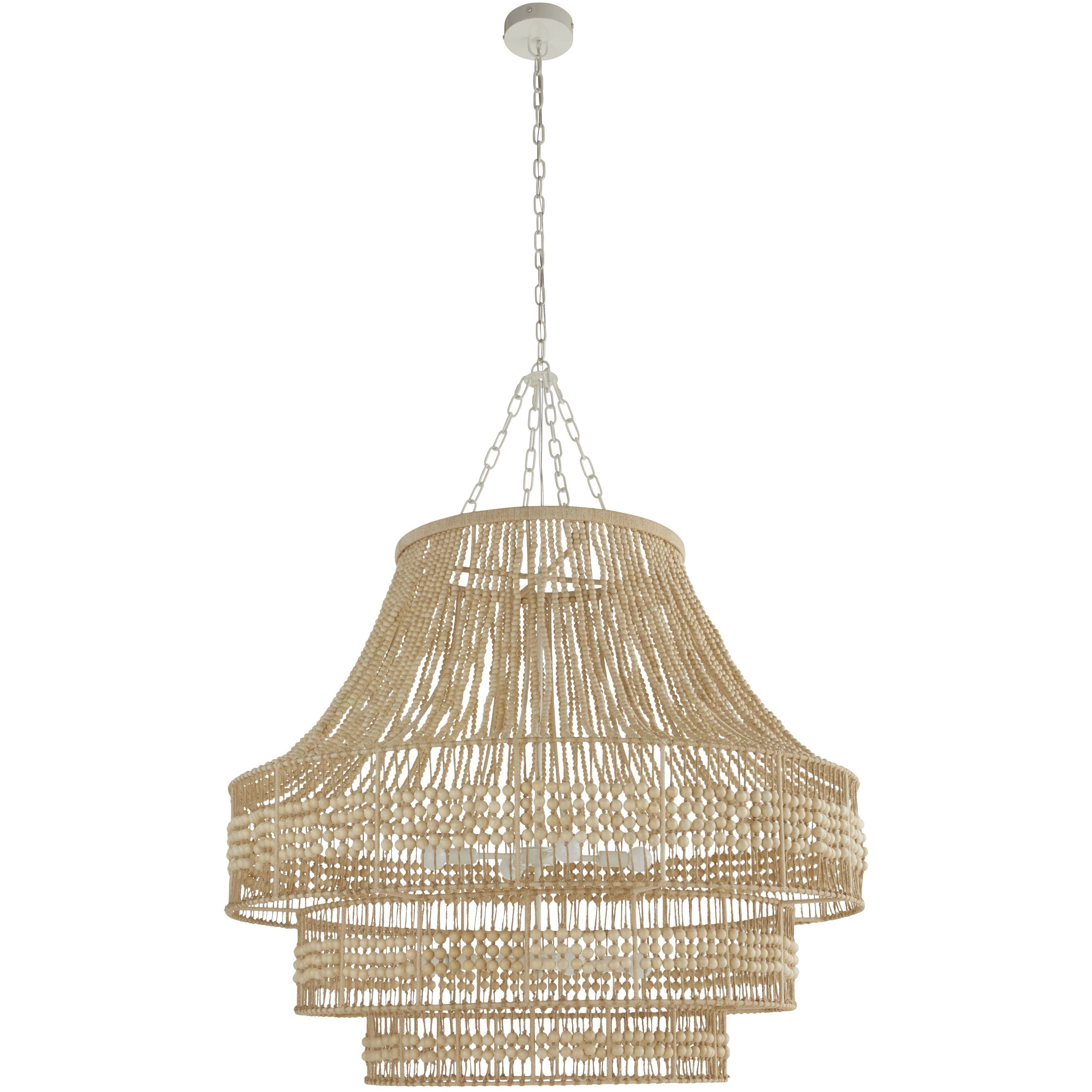 Tulane 8 Light 46 inch Natural Chandelier Ceiling Light, Large