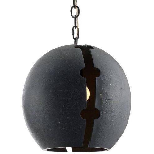 Hartland 1 Light 16 inch Matte Charcoal Pendant Ceiling Light