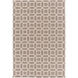 Lucka 120 X 96 inch Brown and Neutral Area Rug, Wool