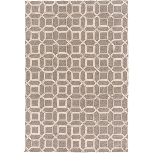 Lucka 36 X 24 inch Brown and Neutral Area Rug, Wool