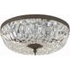 Waltham 3 Light 16 inch English Bronze Flush Ceiling Light in Clear Spectra