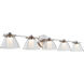 Cone LED 38 inch Brushed Nickel Bath Vanity Light Wall Light
