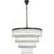 Harlow 28 Light 40 inch Black Chandelier Ceiling Light