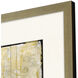 Abstract White and Black and Metallic and Neutral Framed Art, The Studio