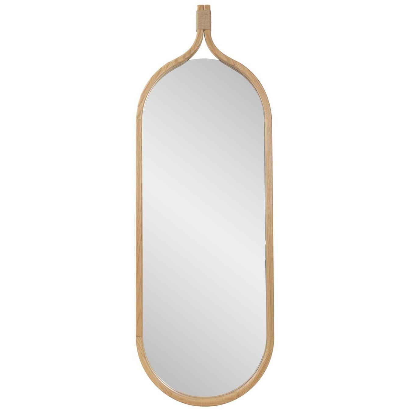 Ulah 55.75 X 18.75 inch Brown Mirror