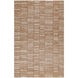Marseille 36 X 24 inch Sand/Brick/Khaki Handmade Rug in 2 x 3