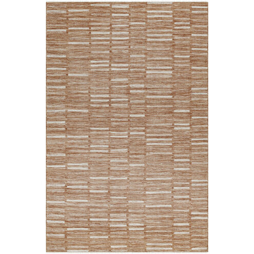 Marseille 36 X 24 inch Sand/Brick/Khaki Handmade Rug in 2 x 3