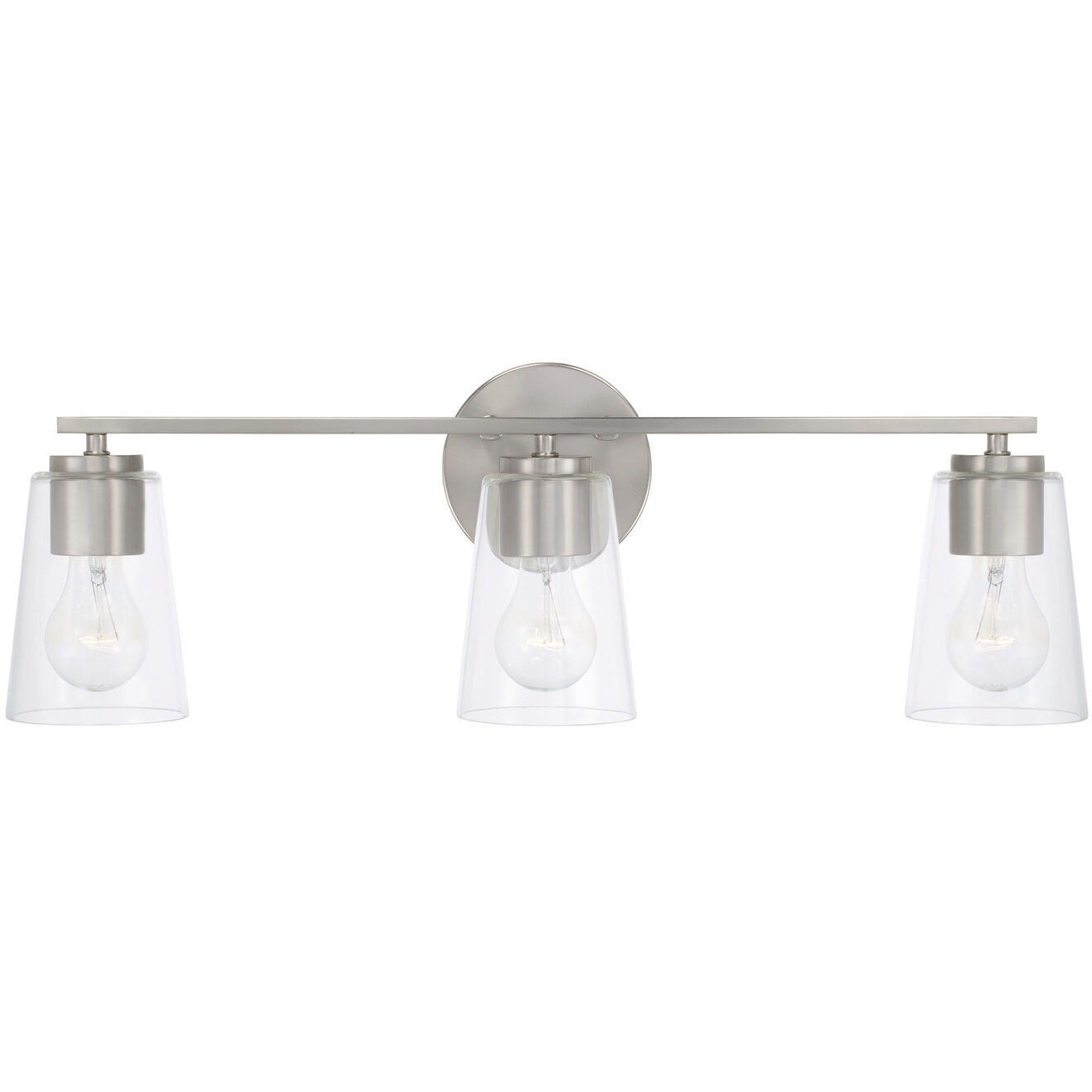 Portman 3 Light 25 inch Brushed Nickel Vanity Light Wall Light