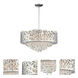 Benedetta 6 Light 22 inch Chrome Pendant Ceiling Light