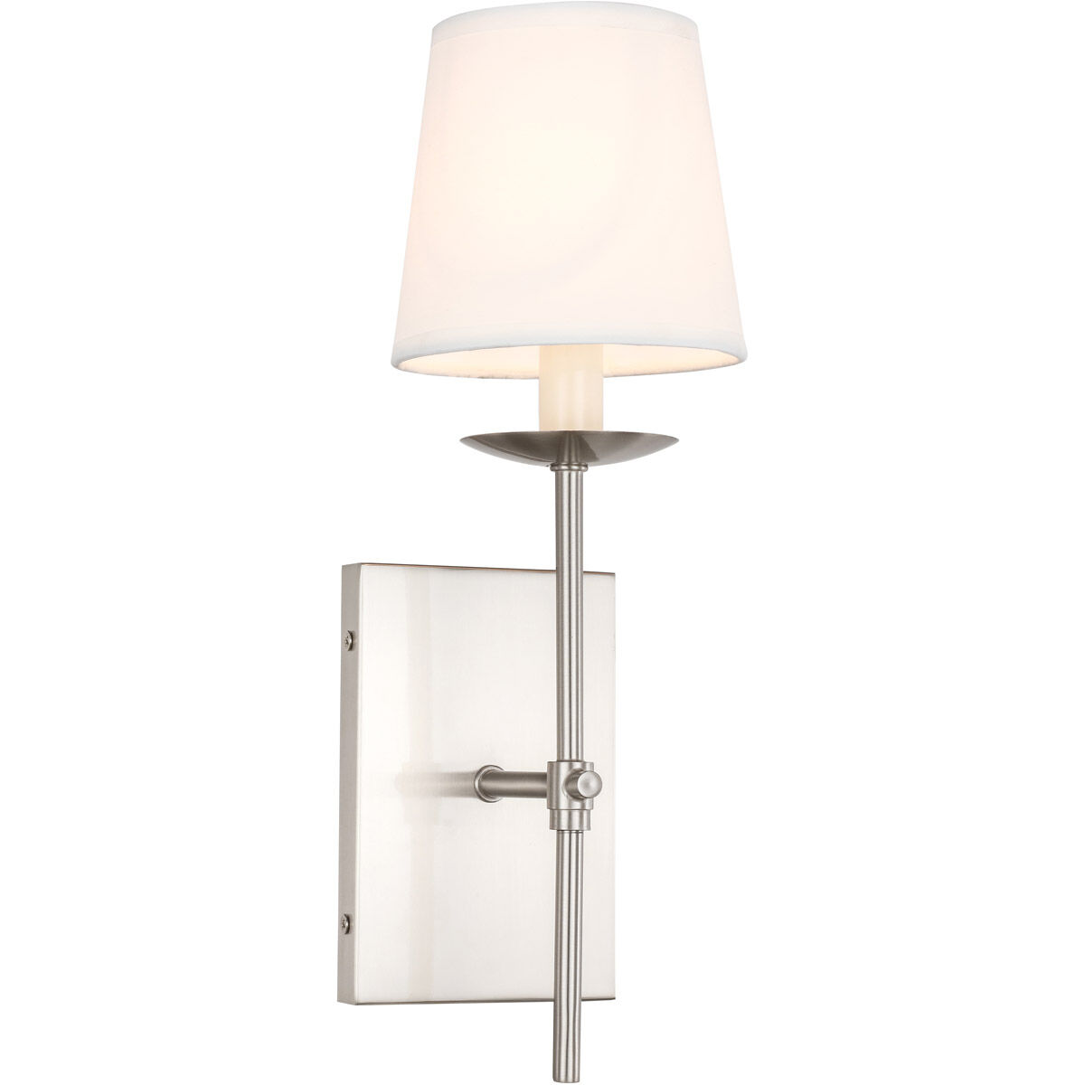 Eclipse 1 Light 5 inch Burnished Nickel Wall sconce Wall Light