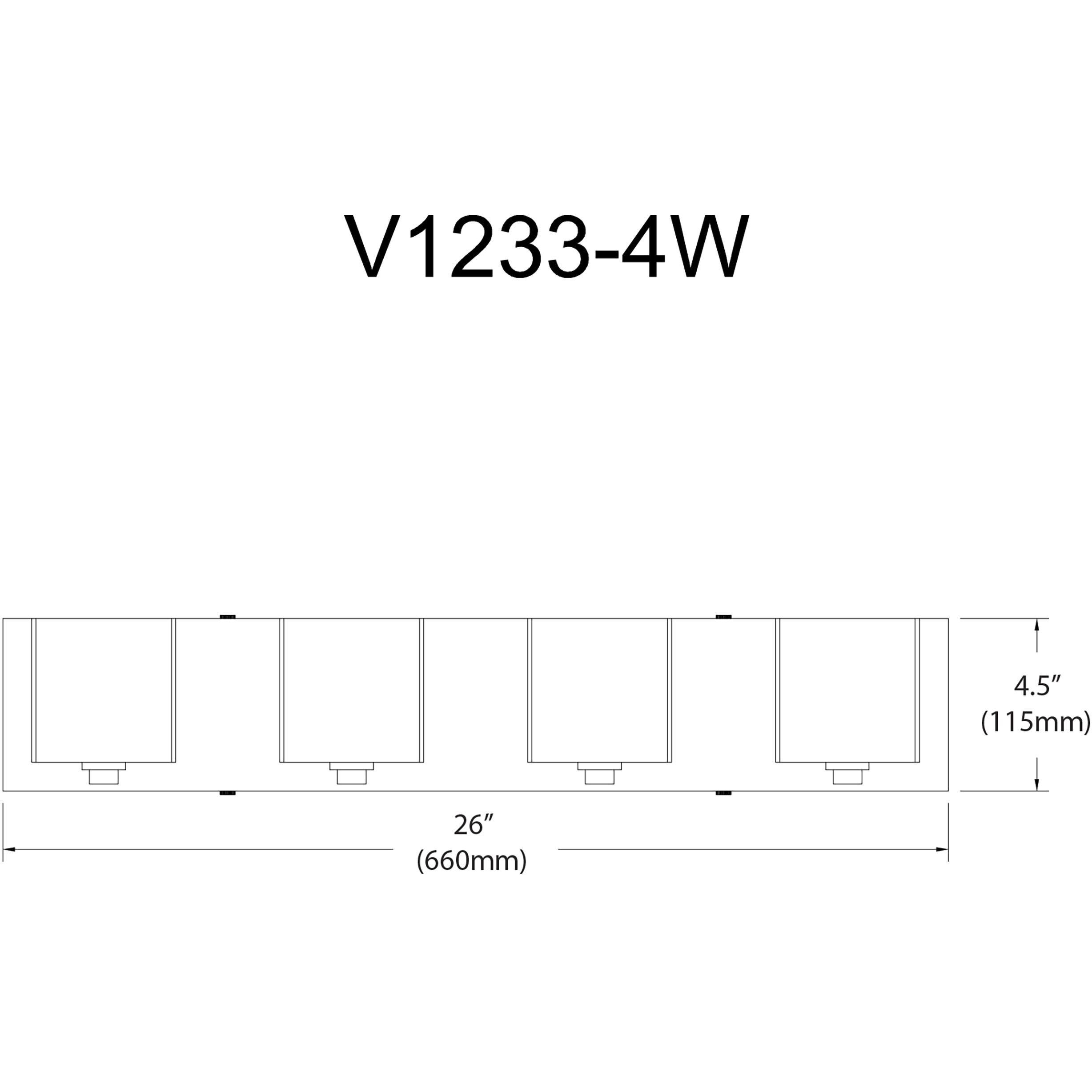 Verona LED 26 inch Polished Chrome Vanity Light Wall Light
