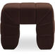 Verity 18 inch Brown Stool