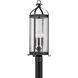 Preston 3 Light 26.5 inch Iron Oxide Outdoor Post Lantern