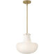 Molly 1 Light 12 inch Lacquered Brass Pendant Ceiling Light