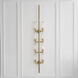 Kelly Wearstler Liaison 8 Light 12.75 inch Antique-Burnished Brass Statement Sconce Wall Light in (None)