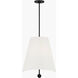 kate spade new york Beauvoir 3 Light 18 inch Midnight Black Hanging Shade Ceiling Light