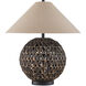 Casimer 26 inch 150 watt Black Table Lamp Portable Light