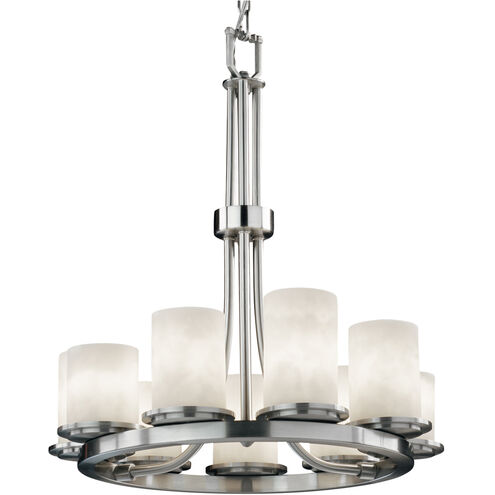 Clouds 9 Light 23 inch Brushed Nickel Chandelier Ceiling Light in Incandescent