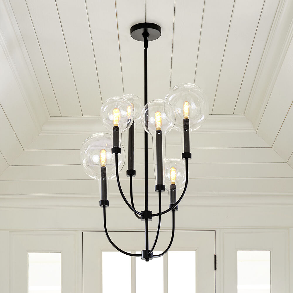 Alchemy 20 inch Black Indoor Foyer Light Ceiling Light