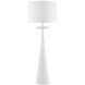 Giacomo 66.5 inch 150 watt Gesso White Floor Lamp Portable Light