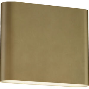 Spartan LED 6 inch Natural Aged Brass ADA Wall Sconce Wall Light