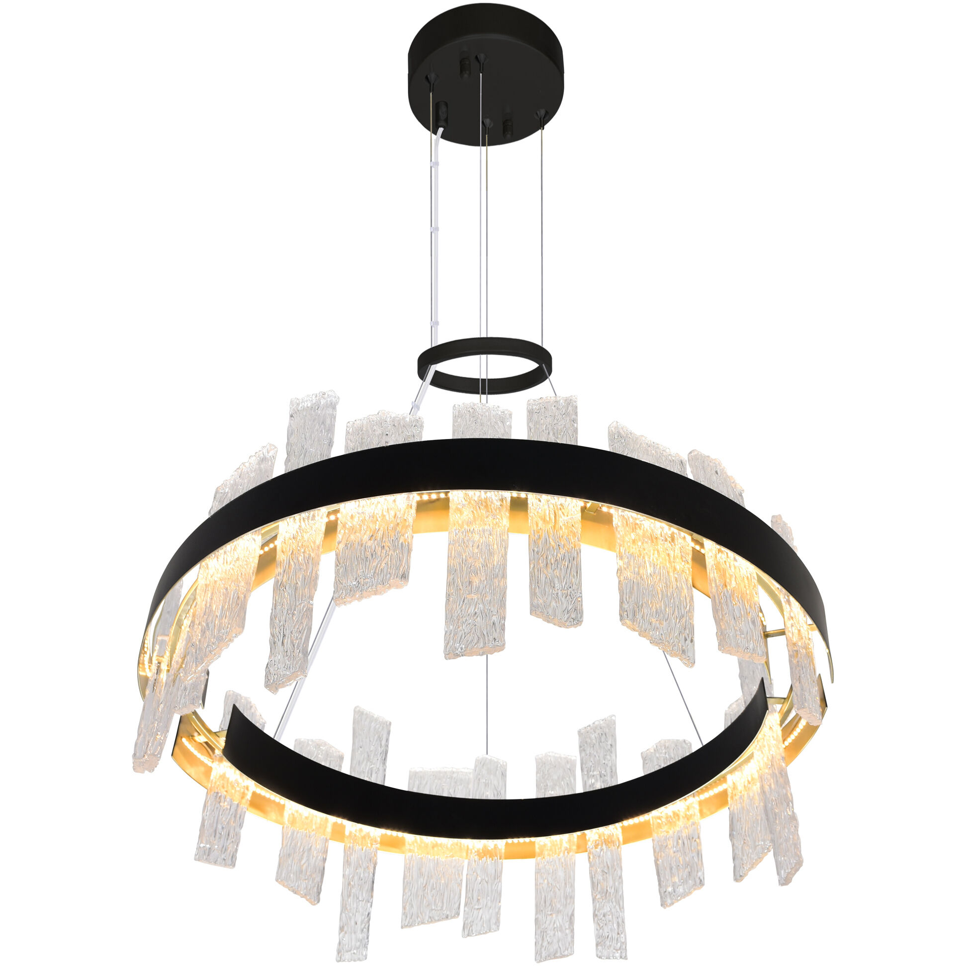 Guadiana LED 32 inch Black Chandelier Ceiling Light