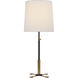 Thomas O'Brien Quintel 30.75 inch 15.00 watt Bronze and Hand-Rubbed Antique Brass Adjustable Table Lamp Portable Light, Large