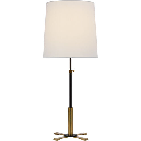 Thomas O'Brien Quintel 30.75 inch 15.00 watt Bronze and Hand-Rubbed Antique Brass Adjustable Table Lamp Portable Light, Large