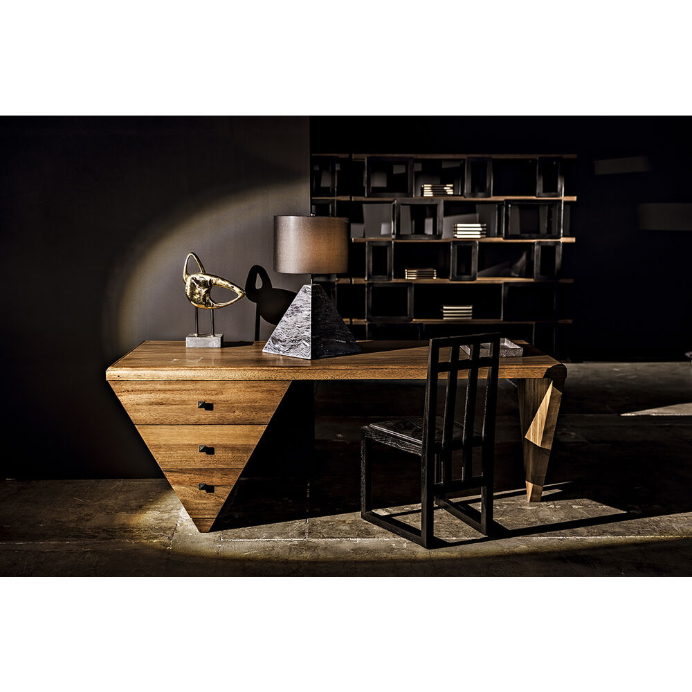 Tetramo 80 X 32 inch Dark Walnut Desk