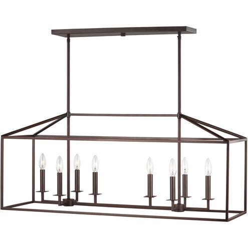 Perryton Linear Chandelier Ceiling Light in Bronze