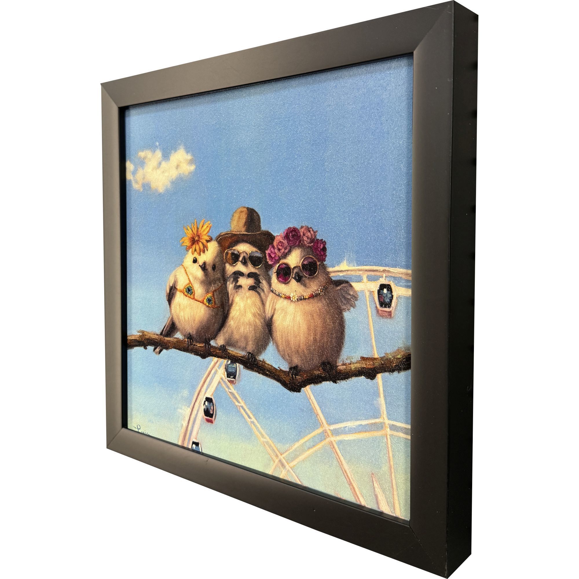 Coachella Trio 11 X 11 inch Non-Glass Framed Art, Propac