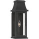 Talburn 1 Light 16.25 inch Sand Coal Black Outdoor Wall Lantern