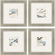 Abstract Blue and Brown Framed Art
