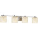 Alabaster Rocks LED 36.75 inch Brushed Nickel Vanity Light Wall Light in 2800 Lm LED, Oval