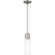 Light Rain LED 4.88 inch Brushed Nickel Mini Pendant Ceiling Light