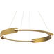 Ilios LED 42 inch Aged Brass Pendant Ceiling Light