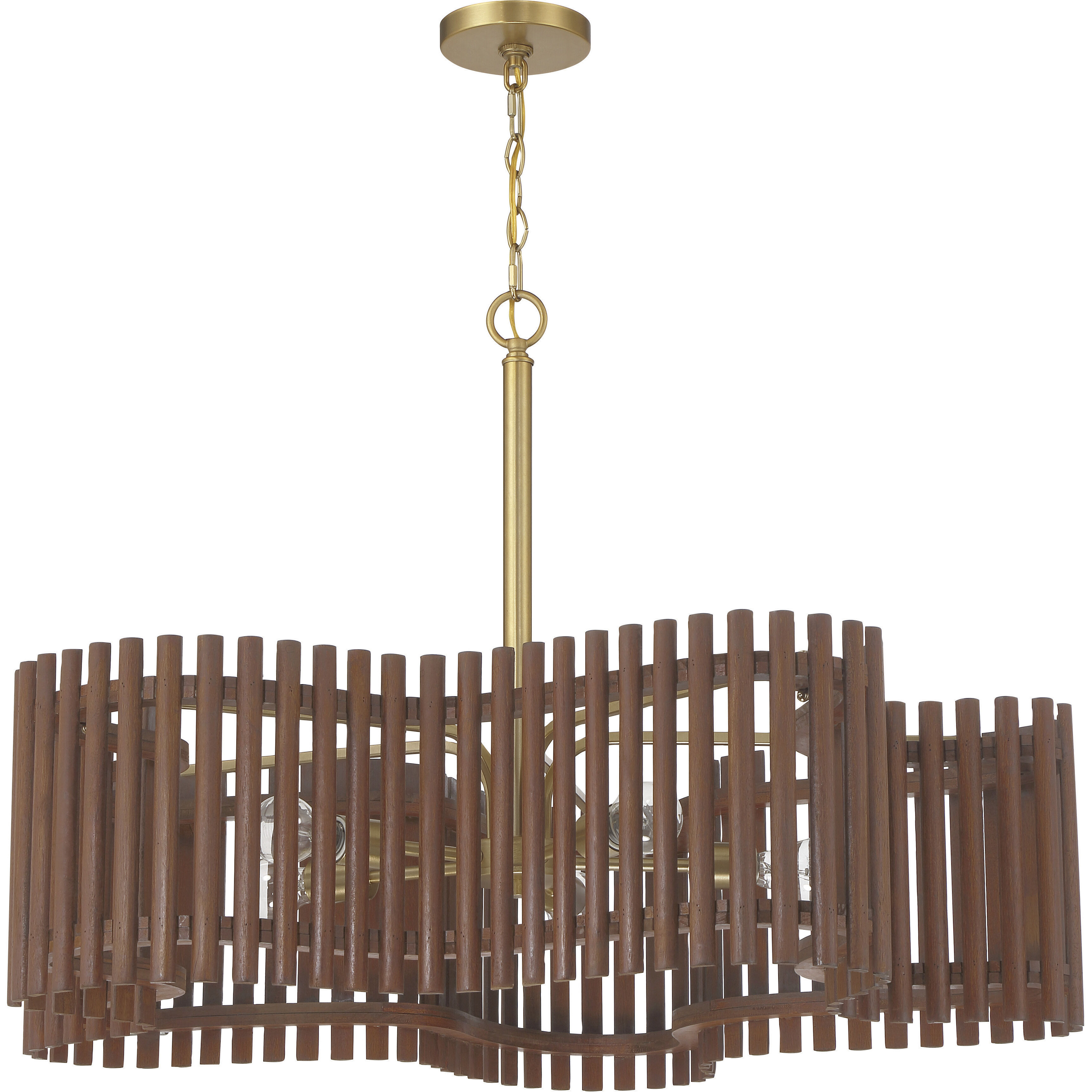 Freeform 5 Light 35.50 inch Chandelier