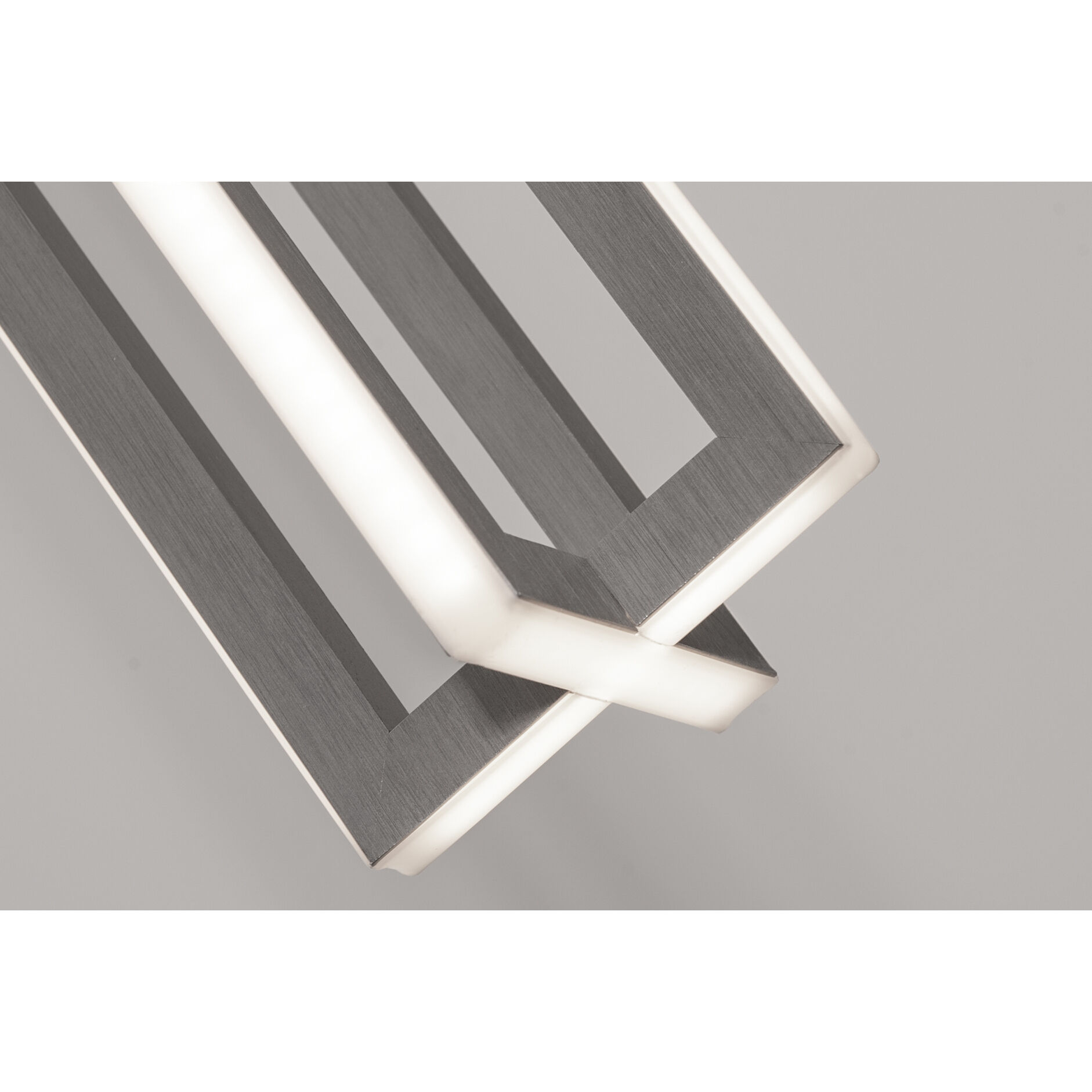 Cass LED 5 inch Satin Nickel Linear Pendant Ceiling Light