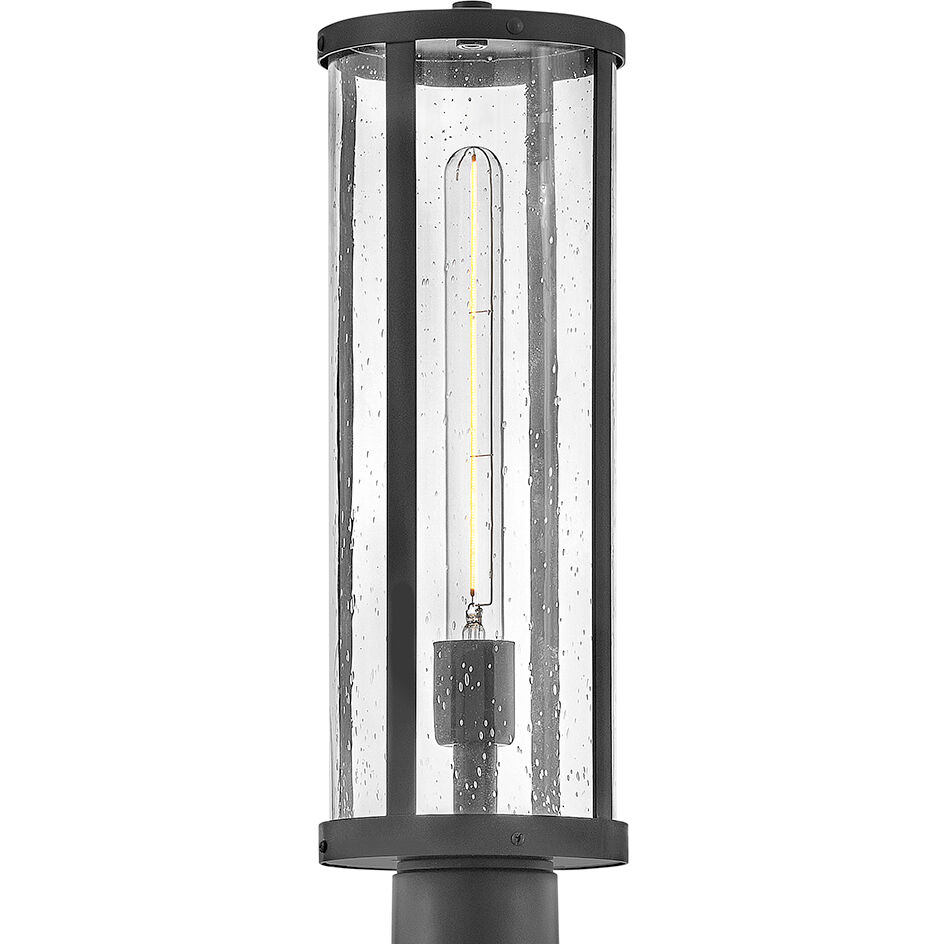 Alfie 1 Light 20 inch Black Outdoor Post Mount