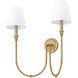 Jisele Wall Sconce Wall Light in Rubbed Brass