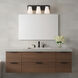 Upson 3 Light 18 inch Midnight Black Vanity Light Wall Light, Large